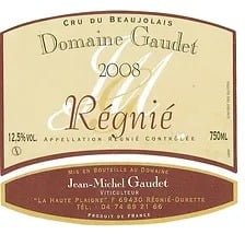 Régnié - Domaine Gaudet